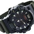Casio Casio Collection HDC-700-3AVDF (HDC-700-3A) кварцевые мужские часы часы, крупный план черный циферблат