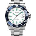 Epos Epos Diver 3504.131.96.10.30  3504.131.96.10.30 механические мужские часы  белый циферблат, браслет нержавеющая сталь — вид спереди