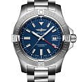 Breitling Breitling Avenger Automatic GMT 45 A32395101C1A1  A32395101C1A1 механические мужские часы  синий циферблат, браслет нержавеющая сталь — вид спереди