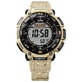 Casio Casio Pro Trek PRG-340SC-5DR (PRG-340SC-5) - наручные мужские часы наручные часы в перспективе  циферблат