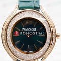 Swarovski Swarovski Crystalline Aura 5644078  швейцарские женские часы на браслете кожаный боковой вид