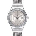 Swatch Swatch Irony Sistem51 YIS406GA  YIS406GA механические женские часы  серебристый циферблат, браслет нержавеющая сталь — вид спереди