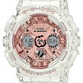 Casio Casio G-Shock GMA-S120SR-7A  GMA-S120SR-7A электронные женские часы  розовый циферблат, браслет пластик — вид спереди