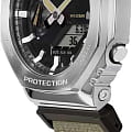 Casio Casio G-Shock GM-2100C-5ADR (GM-2100C-5A) электронные мужские часы часы, крупный план черный циферблат