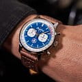 Breitling Breitling Top Time Shelby Cobra A41315A71C1X2 мужские часы синий циферблат на запястье