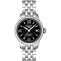 Tissot Tissot Le Locle Automatic Small Lady (25.30) T41.1.183.53 Le Locle Automatic T41118353 механические женские часы  черный циферблат, браслет нержавеющая сталь — вид спереди
