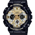 Casio Casio G-Shock GMA-S120GB-1ADR (GMA-S120GB-1A)  GMA-S120GB-1A электронные женские часы   циферблат, браслет пластик — вид спереди