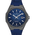 Jacques Philippe Jacques Philippe Octagon JPQGS388432  JPQGS388432 кварцевые мужские часы  синий циферблат, браслет силикон — вид спереди