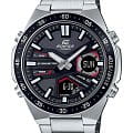 Casio Casio Edifice EFV-C110D-1A4VDF (EFV-C110D-1A4) EFV EFV-C110D-1A4 кварцевые мужские часы  черный циферблат, браслет нержавеющая сталь — вид спереди