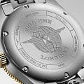 Longines L38125536 наручные мужские часы застежка крупным планом
