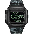 Philipp Plein Philipp Plein Hyper Shock PWHAA1822  PWHAA1822 электронные мужские часы  черный циферблат, браслет силикон — вид спереди
