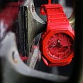 Casio Casio G-Shock GA-2100-4ADR (GA-2100-4A) — наручные мужские часы наручные часы в перспективе бордовый циферблат