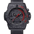 Luminox Luminox Navy SEAL Chronograph 3580 Series XS.3581.EY  XS.3581.EY кварцевые мужские часы  черный циферблат, браслет резина — вид спереди