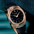 D1 Milano D1 Milano Ultra Thin UTLJ03 мужские часы черный циферблат на запястье