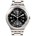 Swatch Swatch Core YWS439GC  YWS439GC кварцевые мужские часы  черный циферблат, браслет нержавеющая сталь — вид спереди