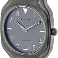 D1 Milano D1 Milano Square SQBJ08 кварцевые мужские часы часы, крупный план черный циферблат