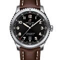 Breitling Breitling Aviator 8 Automatic 41 A17315101B1X3  A17315101B1X3 механические мужские часы  черный циферблат, браслет кожаный — вид спереди