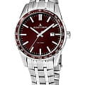 Jacques Lemans Jacques Lemans 1-2022J  1-2022J кварцевые мужские часы  коричневый циферблат, браслет нержавеющая сталь — вид спереди