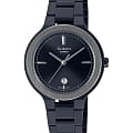 Casio Casio Sheen SHE-4559BD-1AUDF (SHE-4559BD-1A)  SHE-4559BD-1A кварцевые женские часы  черный циферблат, браслет нержавеющая сталь с ip-покрытием — вид спереди