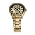 Armani Exchange Armani Exchange Dante AX1866 кварцевые мужские часы часы, крупный план золотой циферблат
