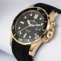 Jacques Lemans Jacques Lemans Hybromatic 1-2170F hybromatic австрийские мужские часы на браслете силикон боковой вид