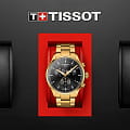 Tissot Tissot Chrono XL Classic T116.617.33.051.00 кварцевые мужские часы часы, крупный план черный циферблат