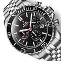 Swiss Military by Chrono Swiss Military by Chrono SM34103.01 кварцевые мужские часы часы, крупный план черный циферблат