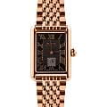 Epos Epos Ladies 8002.702.24.25.34  8002.702.24.25.34 кварцевые женские часы  черный циферблат, браслет нержавеющая сталь с pvd-покрытием — вид спереди