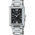 Casio Casio Collection LTP-1238D-1A  LTP-1238D-1A кварцевые женские часы  черный циферблат, браслет нержавеющая сталь — вид спереди
