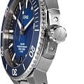 Oris Oris Aquis 01 400 7763 4135-07 8 24 09PEB aquis швейцарские мужские часы на браслете нержавеющая сталь боковой вид