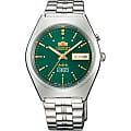 Orient Orient EM0801NE (FEM0801NE)  FEM0801NE механические мужские часы  зеленый циферблат, браслет  — вид спереди