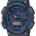 Casio Casio AQ-S810W-8A2VEF  AQ-S810W-8A2VEF кварцевые мужские часы  черный циферблат, браслет пластик — вид спереди