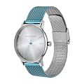 Armani Exchange Armani Exchange Lola  AX5599  AX5599 кварцевые женские часы  серебристый циферблат, браслет нержавеющая сталь с ip-покрытием — вид спереди