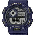 Casio Casio Collection AE-1400WH-2A  AE-1400WH-2A кварцевые мужские часы  серый циферблат, браслет пластик — вид спереди