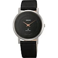 Orient Orient UA07005B (FUA07005B)  FUA07005B  мужские часы  черный циферблат, браслет кожа + текстиль — вид спереди