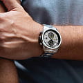 Festina Festina Timeless Chrono F20694/4  испанские мужские часы на браслете нержавеющая сталь боковой вид