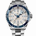 Breitling Breitling Superocean Automatic 42 A17375E71G1A1  A17375E71G1A1 механические мужские часы  белый циферблат, браслет нержавеющая сталь — вид спереди