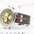 Hamilton Hamilton Khaki X-Wind GMT Chrono Quartz H77932560 мужские часы зеленый циферблат на запястье