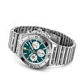 Breitling Breitling Chronomat B01 42 NFL NFL Jacksonville Jaguars Edition AB01342B1L3A1 мужские часы бирюзовый циферблат на запястье