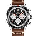 Breitling Breitling Super Avi B04 Chronograph GMT 46 Mosquito YB04451A1B1X1  YB04451A1B1X1 механические мужские часы  черный циферблат, браслет кожаный — вид спереди