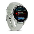 Garmin Garmin Venu 3S 010-02785-01 электронные мужские часы часы, крупный план  циферблат