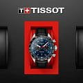 Tissot T1316271604200 наручные мужские часы застежка крупным планом