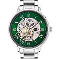 Pierre Lannier Pierre Lannier Automatic 317B171  317B171 механические мужские часы  зеленый циферблат, браслет нержавеющая сталь — вид спереди