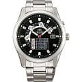 Orient Orient FX01002B (FFX01002B)  FFX01002B механические мужские часы  черный циферблат, браслет  — вид спереди