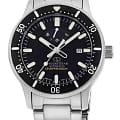 Orient Orient Star RE-AU0301B  RE-AU0301B механические мужские часы  черный циферблат, браслет нержавеющая сталь — вид спереди