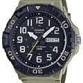 Casio Casio Collection MRW-210H-5AVDF (MRW-210H-5A)  MRW-210H-5A кварцевые мужские часы  черный циферблат, браслет пластик — вид спереди