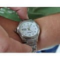 Orient Orient UG0Q00AS (FUG0Q00AS) автокварц (кинетик) мужские часы часы, крупный план белый циферблат
