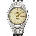 Orient Orient EM0401NC (FEM0401NC)  FEM0401NC механические мужские часы  шампань циферблат, браслет  — вид спереди