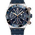 Breitling Breitling Super Chronomat 44 Four-Year Calendar U19320161C1S1  U19320161C1S1 механические мужские часы  синий циферблат, браслет нержавеющая сталь — вид спереди