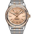 Breitling Breitling Chronomat Automatic 36 U10380591K1U1  U10380591K1U1 механические женские часы  золотой циферблат, браслет нержавеющая сталь + золото 18к — вид спереди